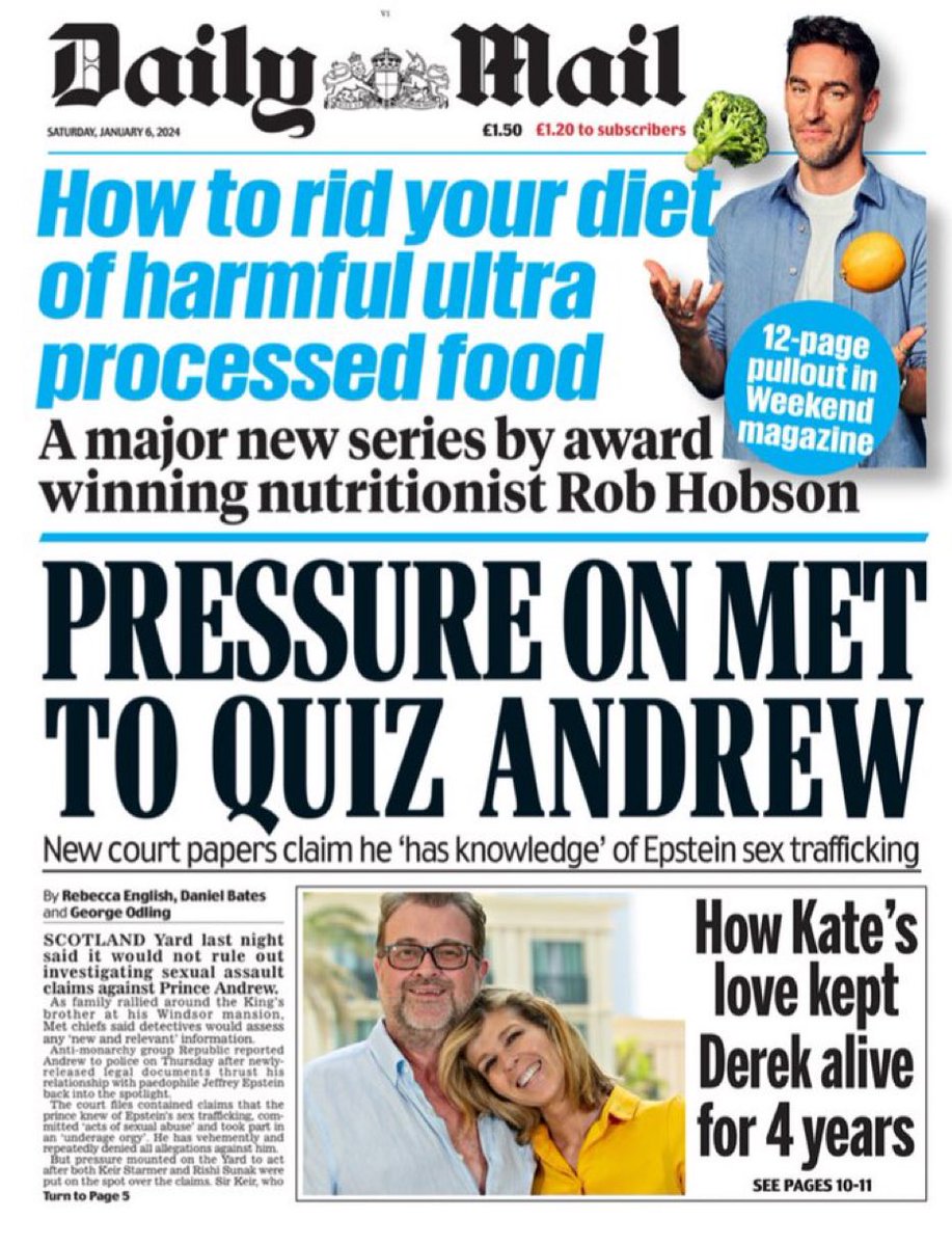 I bet if you asked the nation, the majority would want Prince Andrew to answer these sick allegations in a Court of law… Do you ?