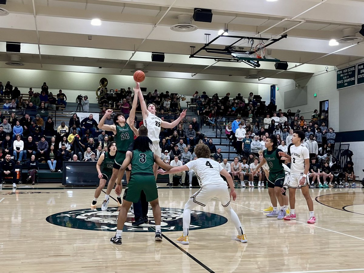 Wolfpack-Raptors. Big crowd. <a href="/espn/">ESPN</a> is in the house.  <a href="/WolfpackPhs/">PHSWolfpackBand</a> is here. This is what high school sports is all about.