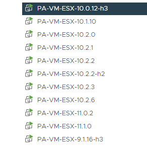 theDXT's tweet photo. Day 67 of #100DaysOfHomeLab ran into a strange issue with my PA-VM so I'm testing a bunch of versions to figure out when the issue happened or to find some common thread. https://t.co/oLUJNH7jAp