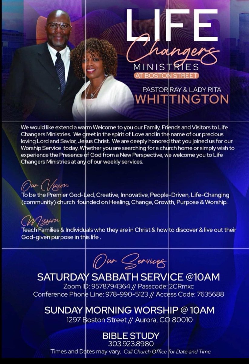 LCM_Ministries's tweet photo. Just a reminder, we have our Saturday Sabbath Service this Saturday on phone conference and Zoom @ 10am. bible study on the 1st and 3rd Saturdays @ 10:00 am.  

Have a great evening. https://t.co/FZUaCzm8rI