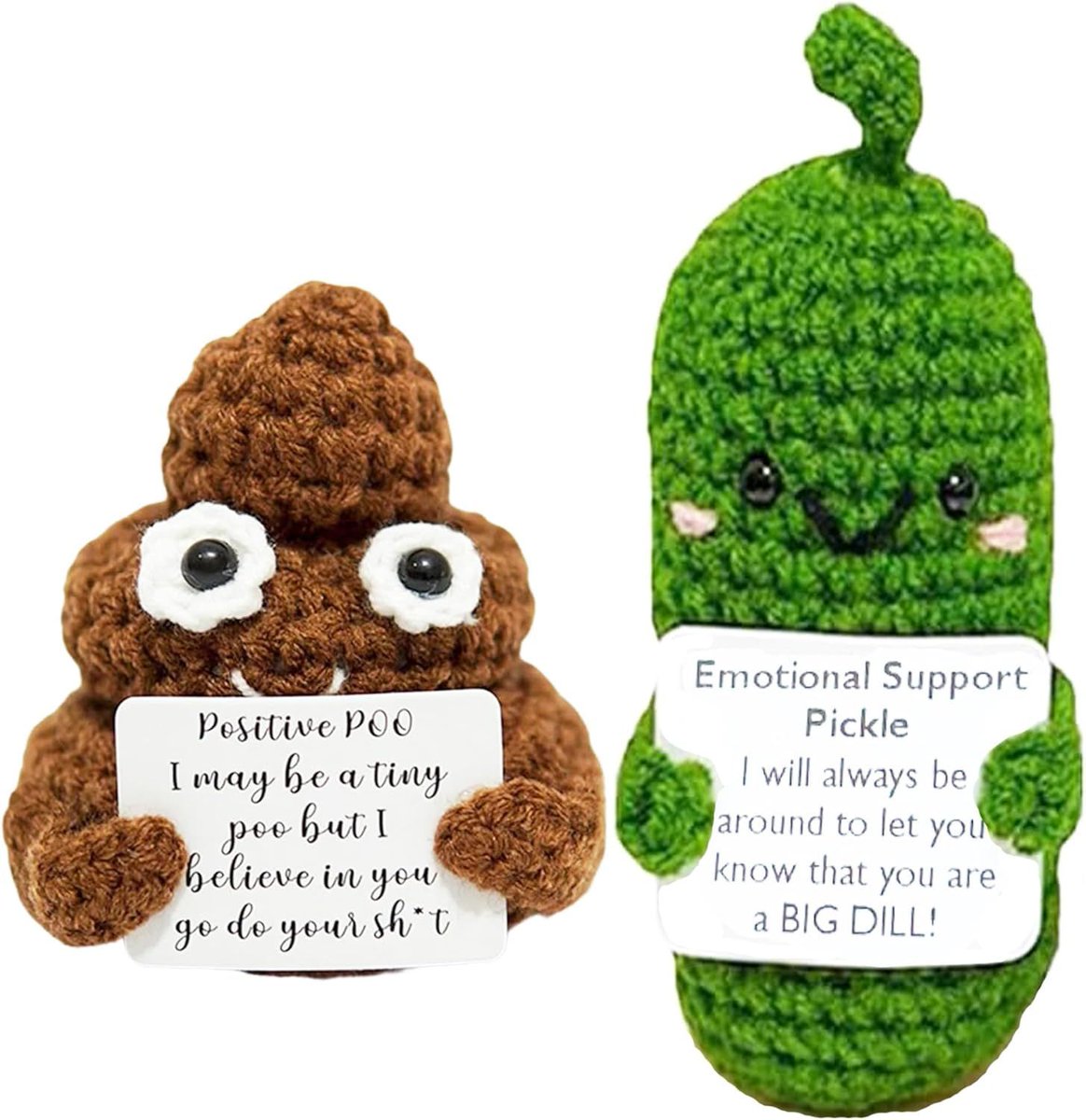 Fat Kid Deals on X: Emotional Support Pickle and Positive Poo for $14.99!  Save 50% with promo code 50XBDLDM    / X