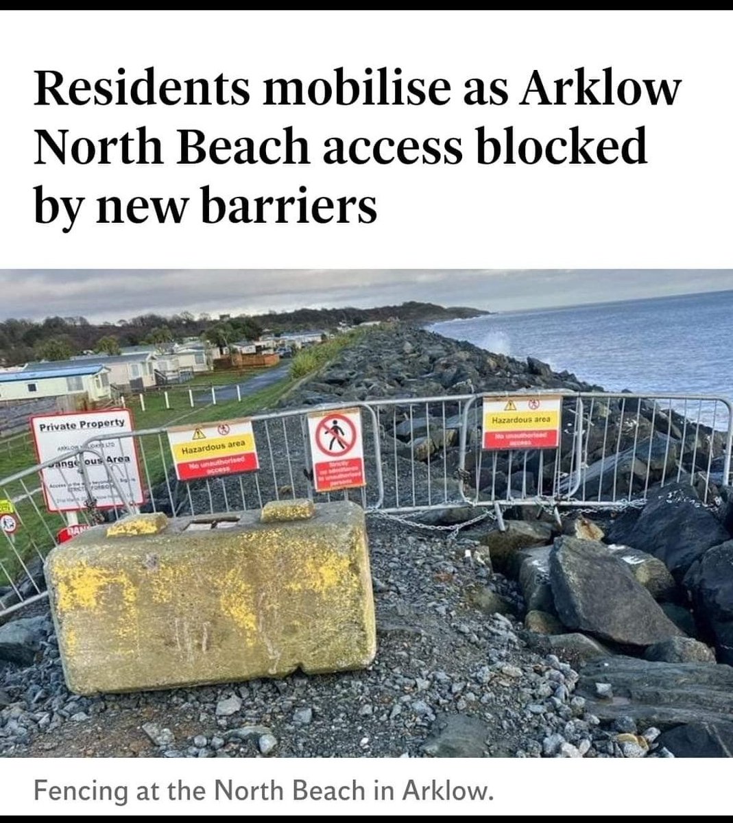 IrelandKeep's tweet photo. Please support Arklow residents fighting to protect their beach access.

📅 Saturday, 6th January
⏰12pm. 

Access via Duck pond, just beyond Coral Leisure Centre Y14 X753. 

Plenty of free parking and a lovely walk as well! https://t.co/o7pZoB3qTt