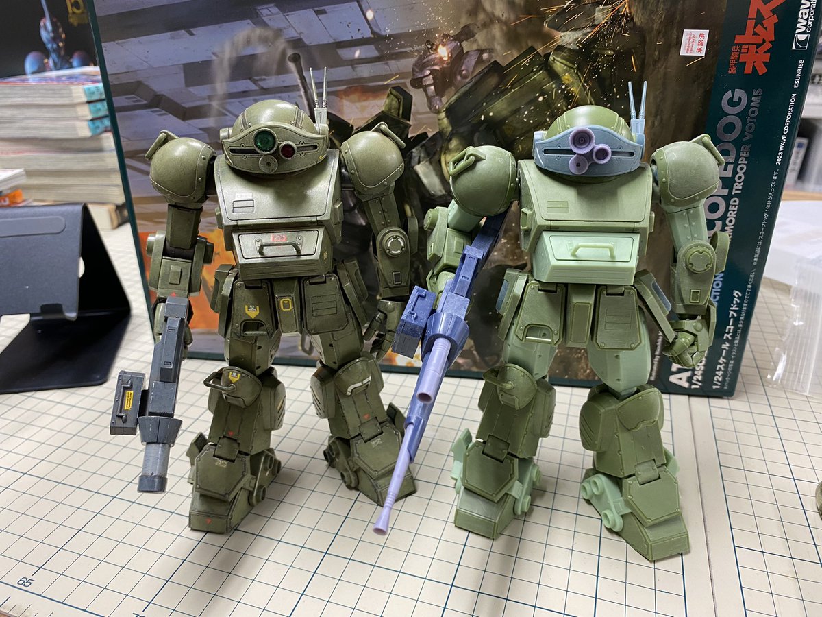 1/24スコープドッグ?2機目‼️どんなカラーリングで行こうか 