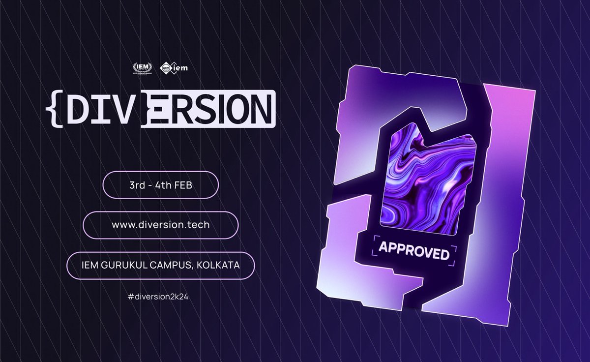 Meet y'all at @Diversion2k24, LFG🚀