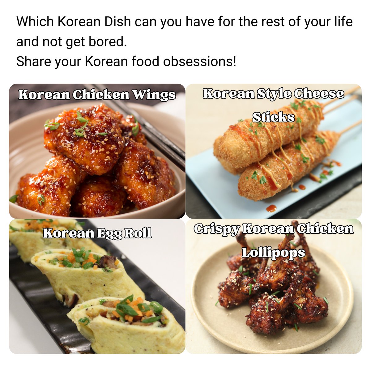 SanjeevKapoor's tweet photo. Bataye humein woh ek Korean dish jo aapko hamesha degi unlimited khushiyan! 😉😋

#Sanjeevkapoor #Sanjeevkapoorkhazana #koreanrecipes #Koreancuisine #Koreanflavors #DeliciousSeoul #SeoulfulEats #Homemade #koreancooking https://t.co/HARzQcPZYm