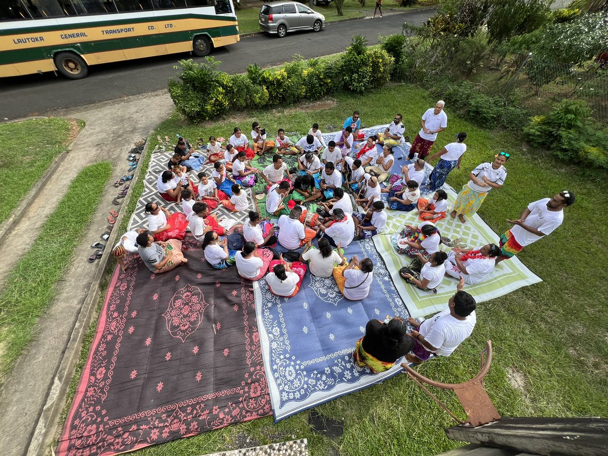 mvilsoni_fj's tweet photo. #FARA an old #Rotuman tradition that is loved by all ages! It signals the beginning as well as the end of the festive season in a colorful & joyful cheers, singing, dancing & merry making! It is also a blessing when a group sits at one’s home - it brings good luck too! https://t.co/aFKOVU5dgm