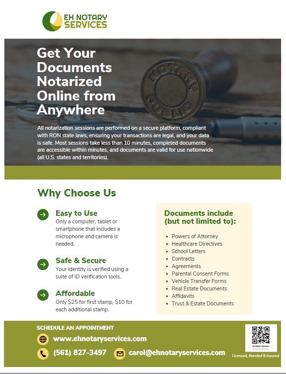 eh_notary's tweet photo. Online Notarization
@eh_notary https://t.co/zBABisUVKe