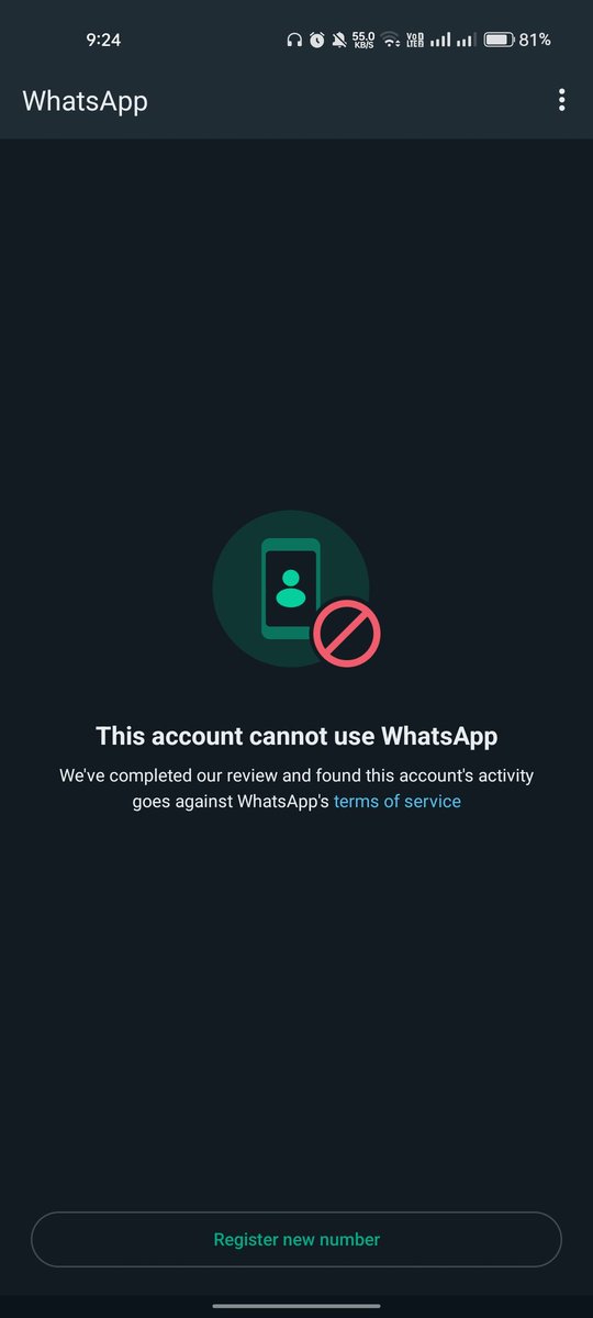 Satviiifail's tweet photo. Today both my accounts have been banned by you, Reason Mass Report has been given but I have not done anything to harm your terms and conditions. If you still think it is my mistake then I apologize. Please tell me this.  How long can I use the account?
@WhatsApp #whatsappsupport https://t.co/n1coiatVPG