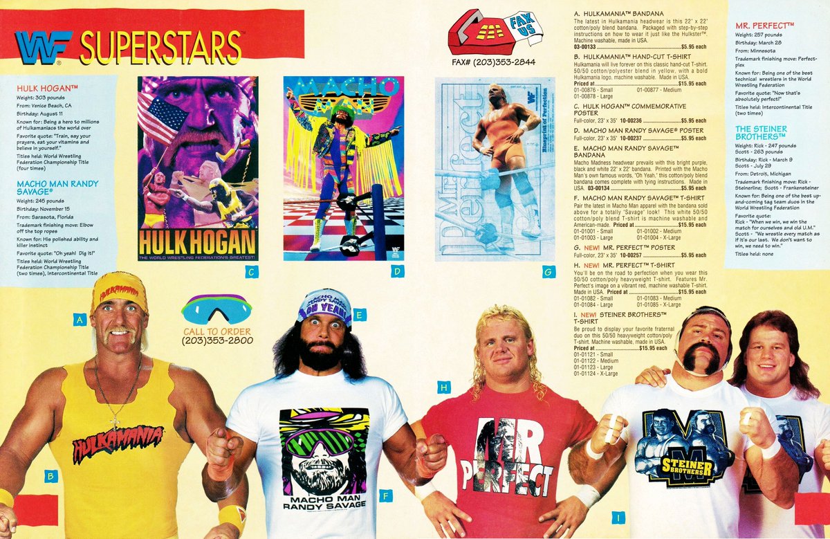 ✨WWF Superstars✨ #WWF #WWE #Wrestling #HulkHogan #RandySavage #MrPerfect #SteinerBrothers