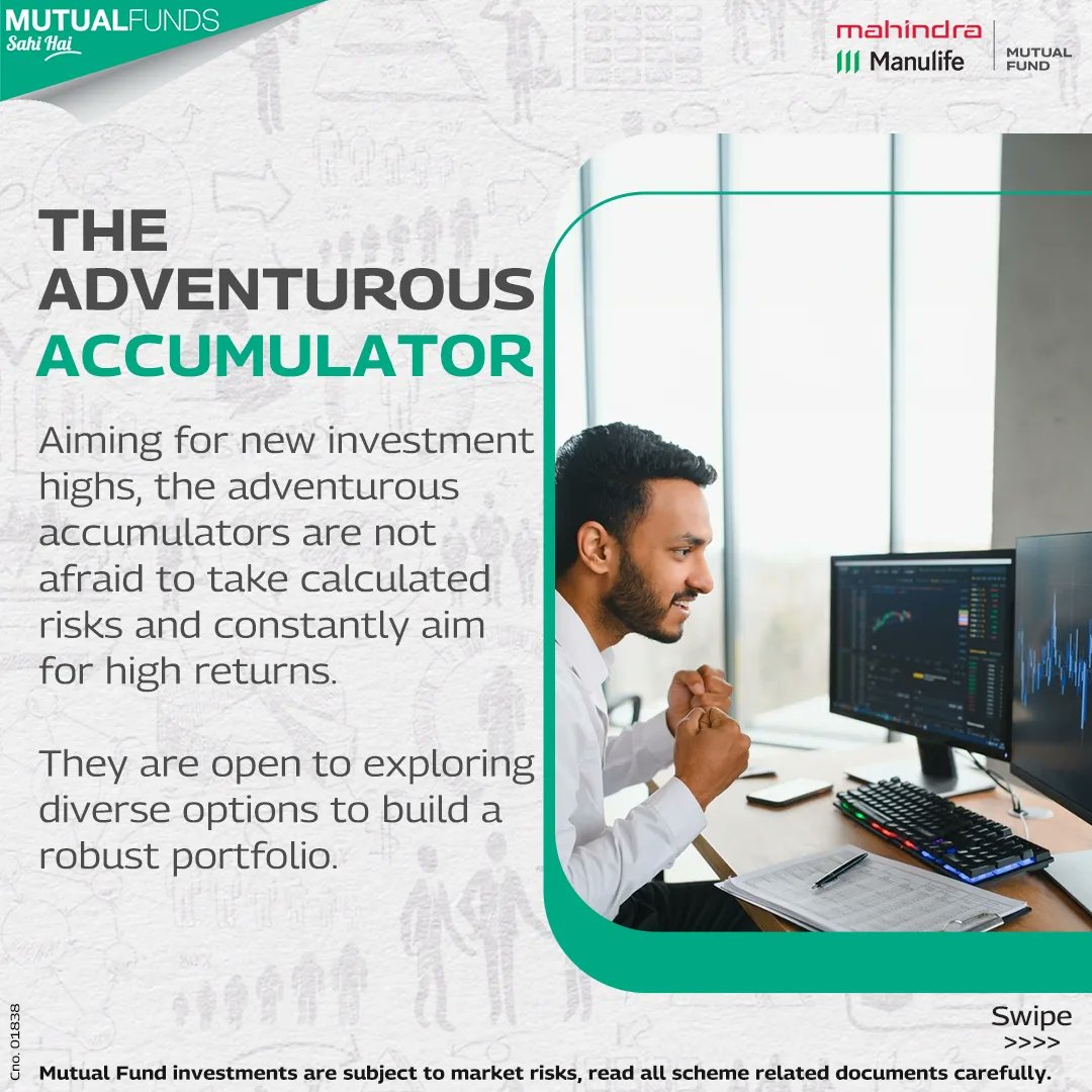MahindraMMF's tweet photo. When it comes to your wealth, whether an accumulator, protector, or builder, every phase of your investment journey aims to be successful!
Let us know your current phase in the comments below!
#mahindramanulifemf #typesoftraders #mutualfundssahihai #playwithmahindrammf https://t.co/xHlToxW7DF
