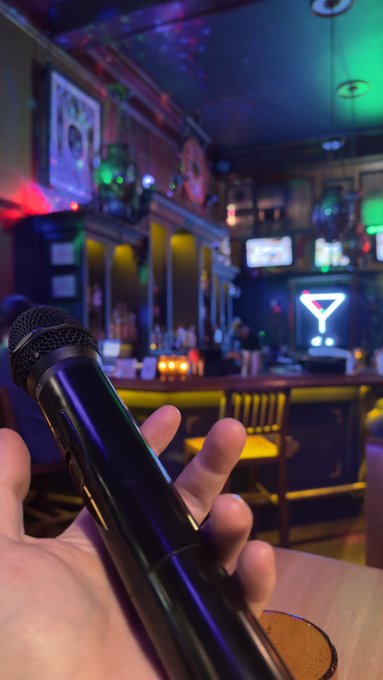 Karaoke at the drag show bar. Yes pls. https://t.co/QWkCYWELVL<a href="/tag/bodycount"class="tags"><span>#bodycount</span></a>