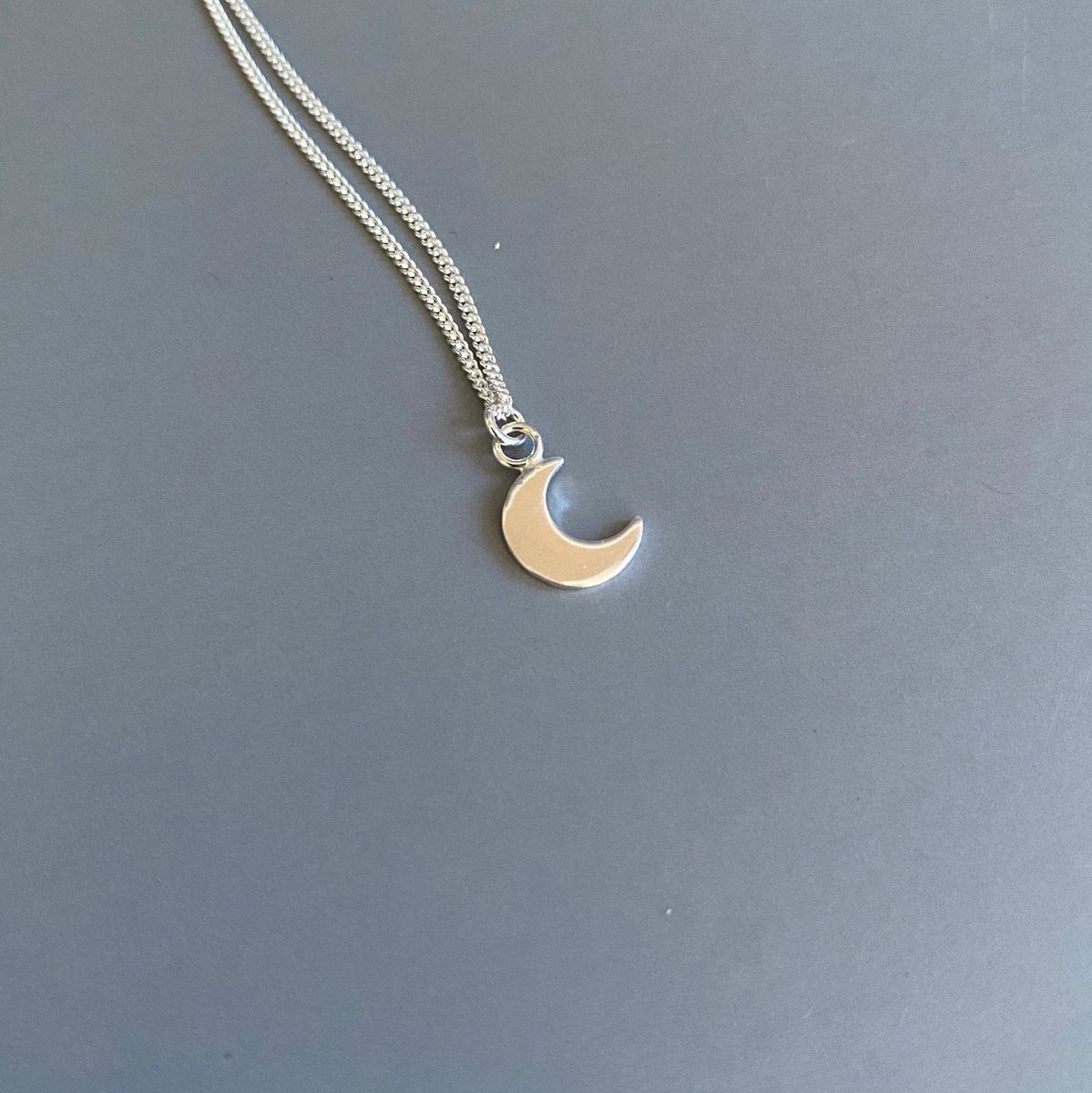 Tiny Crescent Moon Pendant tuppu.net/262c9ad0 #bizbubble ##UKGiftHour #giftideas #UKHashtags #HandmadeHour #shopsmall #MHHSBD #inbizhour #TinyNecklace