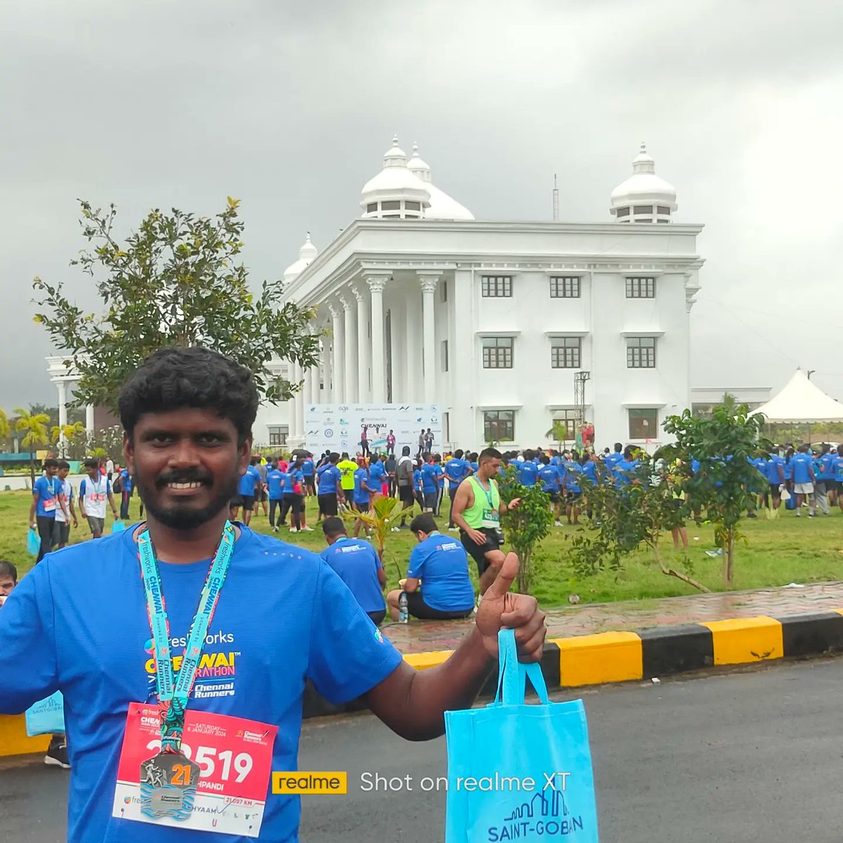 It doesn't matter how you do it, just get out there and do it. Successfully completed my 21Km half #Marathon @Chennairunners @fcm2024
