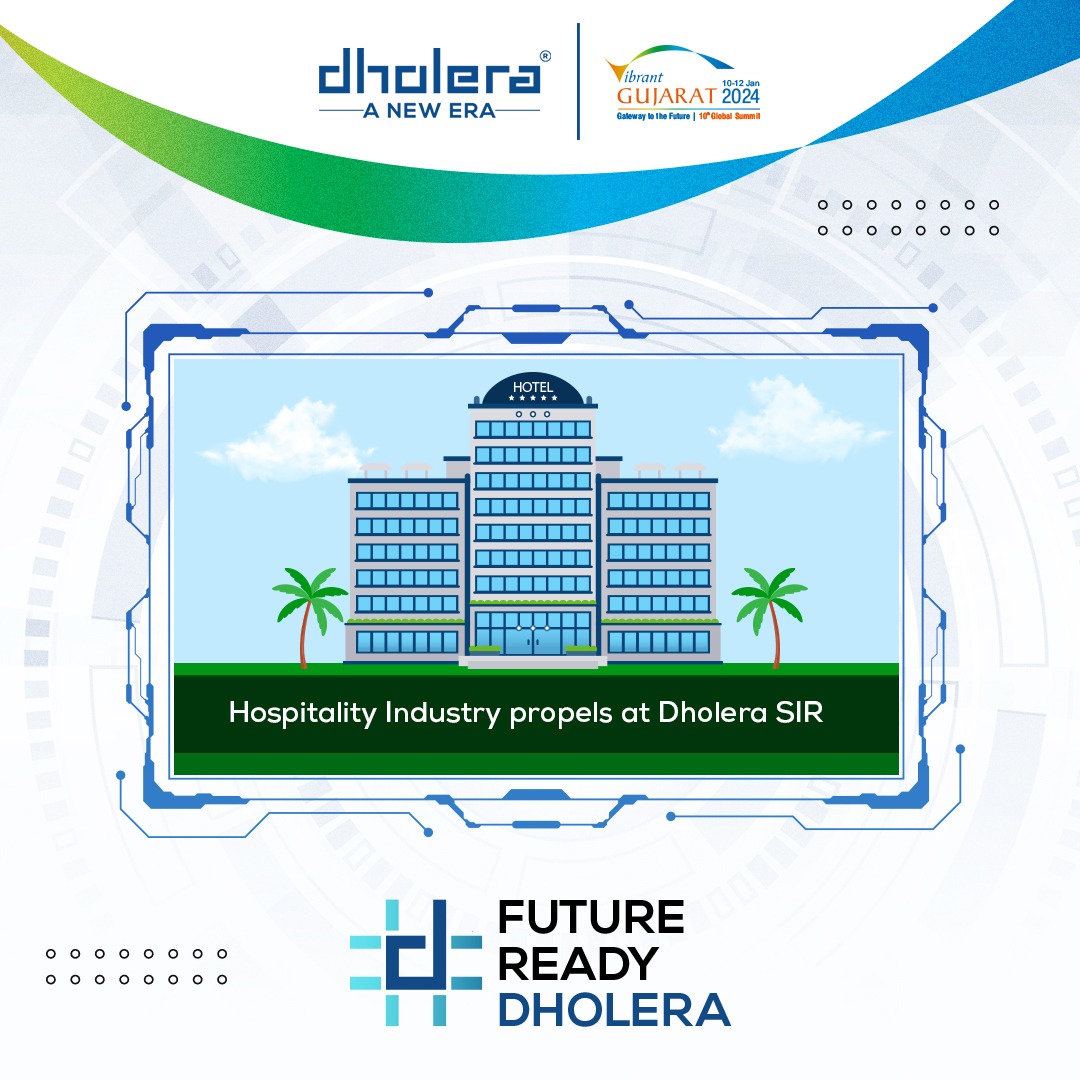 #DholeraSIR breaks new ground with its visionary #GatewaytoFuture 4-star #hotel plot, it will lay the foundation for a thriving hospitality industry and propel #Dholera towards a #FutureReadyDholera, brimming with opportunity and progress!🏙💥📈📊

ethereuminfracon.com