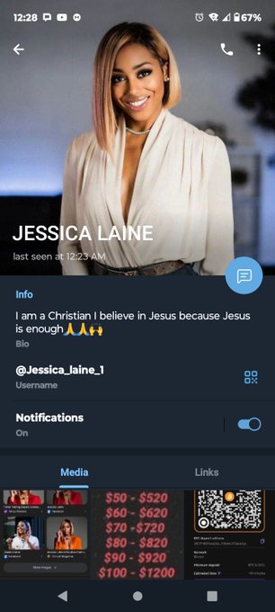 If anyone sees this person on telegram make sure you stay away she stole my last $120 and wants to say