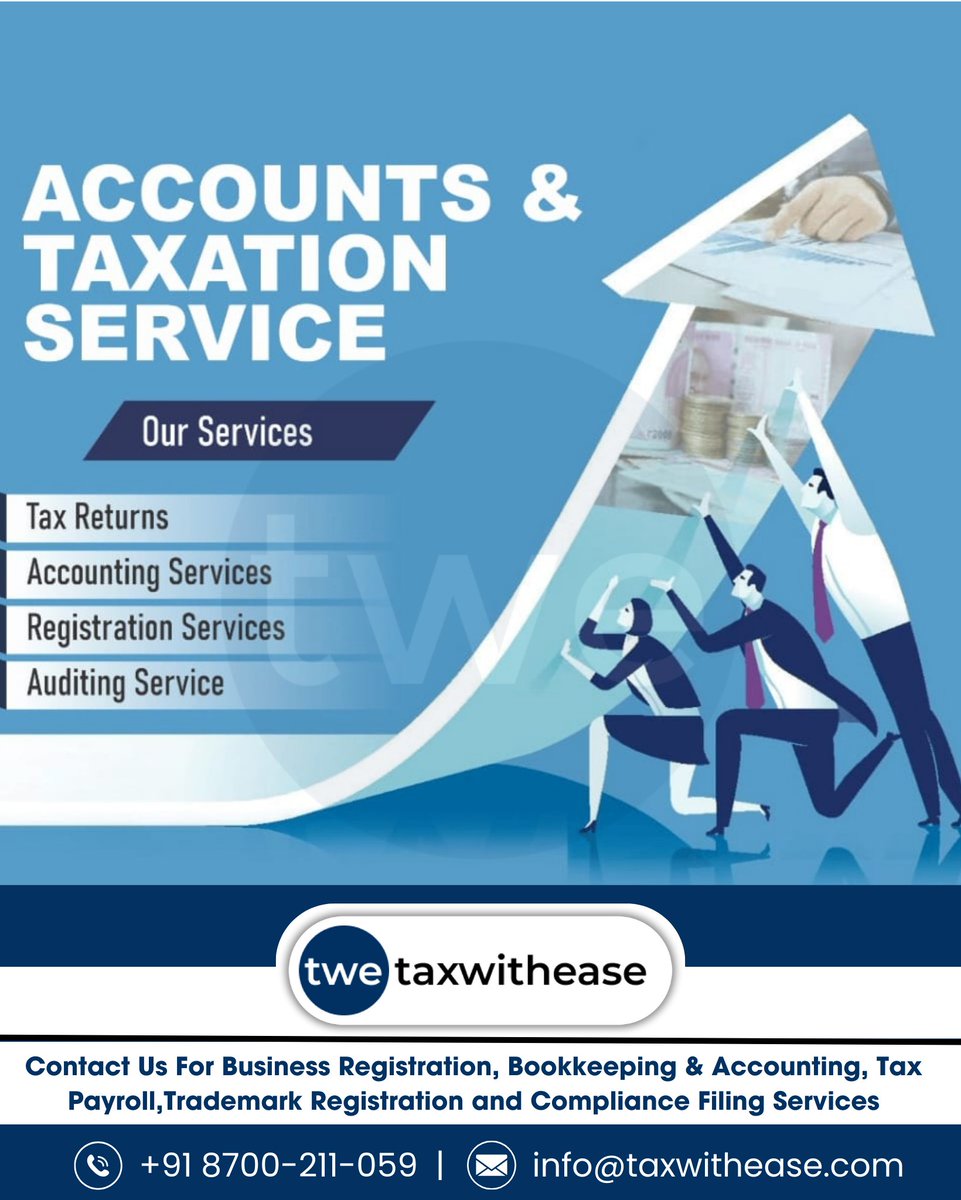 Experience seamless financial management with TaxWithEase. Accounting, taxation, and more—all under one roof! 💰📊 #TaxWithEaseServices