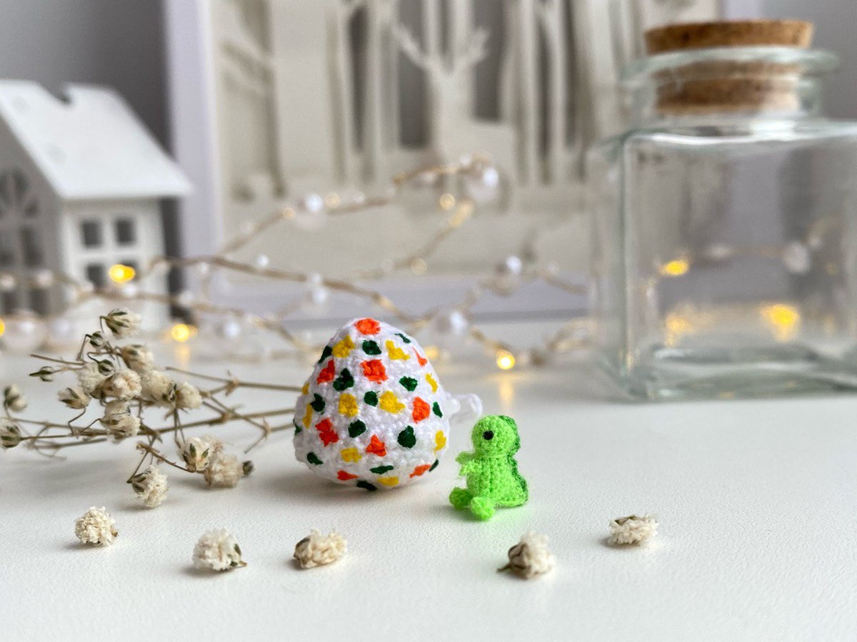 Micro crochet egg with dinosaur
dailydoll.shop/shop/micro-cro…
#handmade #dailydollshop #crochettoy #crochetdoll #crochet #toys #doll #amigurumi #amigurumitoy #knitting #eastergift #birthdaygift #christmastoy #valentinesday #xmas #plushtoys #giftideas #dinosaur #microcrochet #Micro