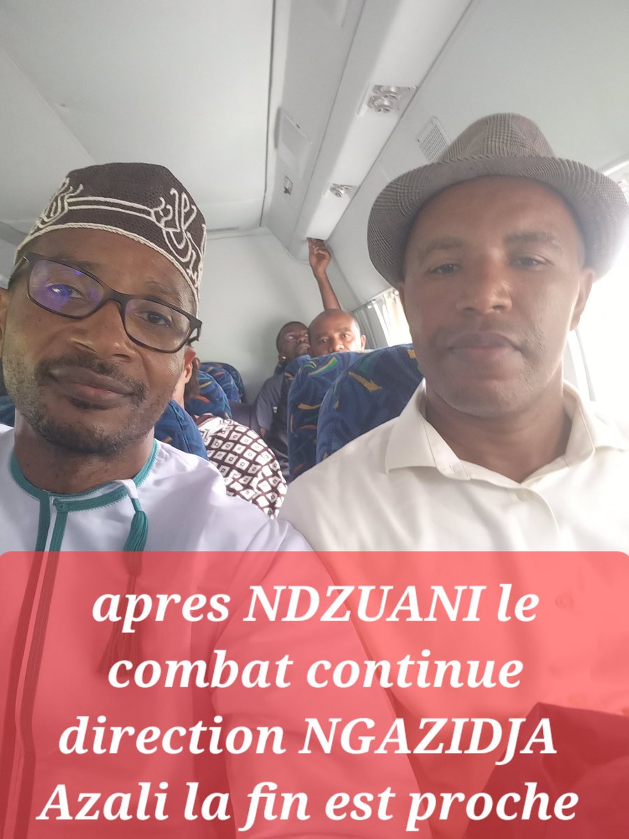 Ecrivons l histoire
<a href="/PR_AZALI/">AZALI Assoumani</a> , @CP_Fathou , vous sentez le vent tournez ou toujours pas ?
Encore 1 semaine peuple comorien , et ca sera la libération.
<a href="/Hury_official/">Haraka Uhime Ritapiliye Yentsi (HURY)</a> ,<a href="/comoresinfos/">Comoresinfos</a> , <a href="/galib_el60941/">Oubeidillah El-galib Tourqui</a> ,<a href="/ToufeMaecha/">Toufé MAECHA</a> , <a href="/ComoresIctb/">Transparence Comores KM🇰🇲</a>
