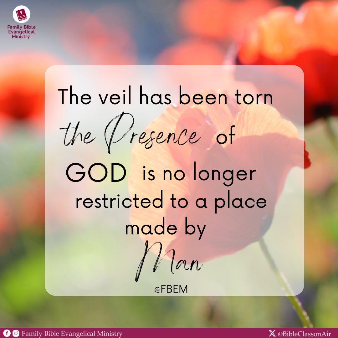 BibleClassOnAir's tweet photo. What you need to know about The Rent veil… listen to the full teaching on the SIGNIFICANCE of the RENT VEIL and other teachings by sending ‘add me’ to   +2349154127561 or join the https://t.co/L2CGZSwGgS

#fbem #BibleStudy #biblehardtalk https://t.co/dK7R9UDKLt