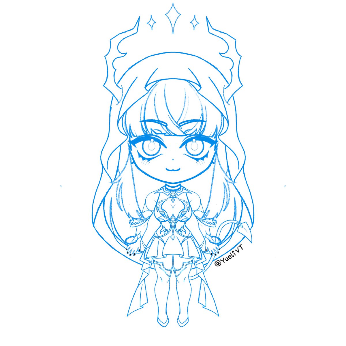YueliVT's tweet photo. Finished sketch for the lovely raimu 💙 I still hate the hands but its a start ig
#raimuart https://t.co/53IP7UMoL5