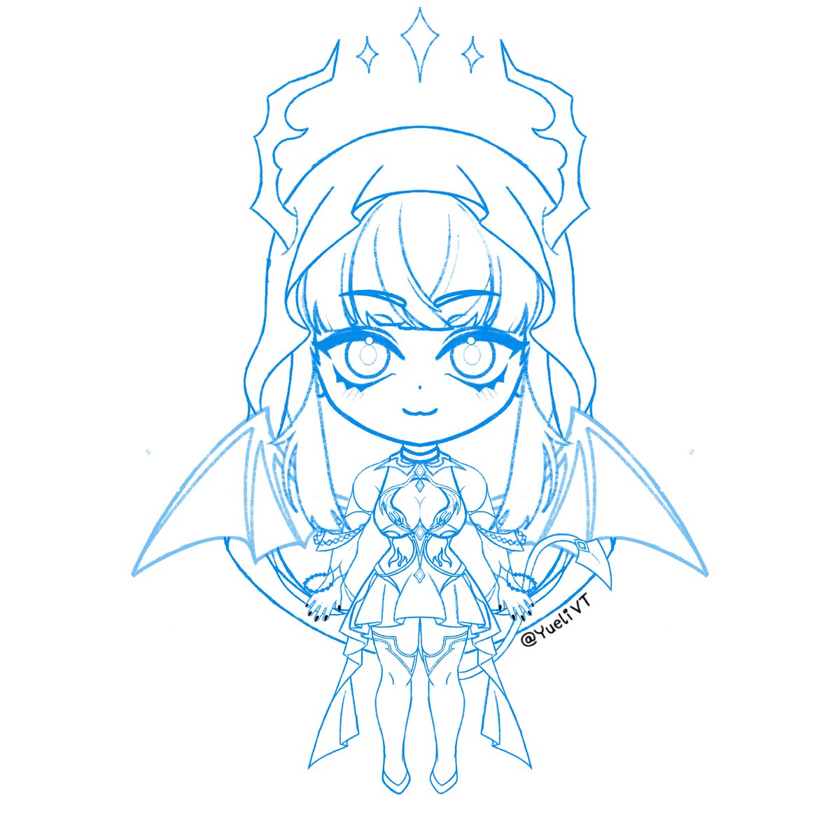 YueliVT's tweet photo. Finished sketch for the lovely raimu 💙 I still hate the hands but its a start ig
#raimuart https://t.co/53IP7UMoL5