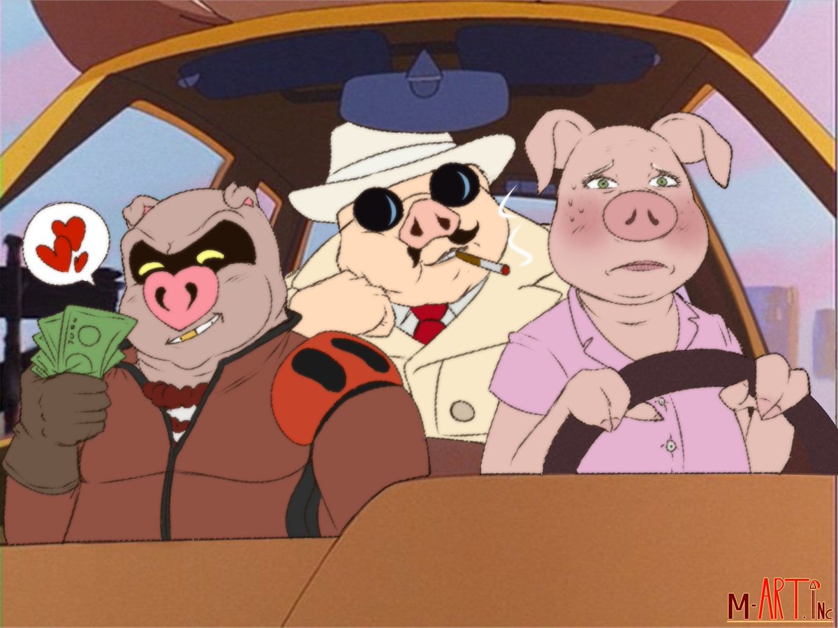 MerBleue666's tweet photo. 🐷My three favorite animated pigs 🐷
I couldn't miss the opportunity to draw Rosita angry
#crossover #starfox #sing2016 #porcorosso #pigmadengar #arttrend #armeme #comfortcharacter https://t.co/N2TbcAP4Fl