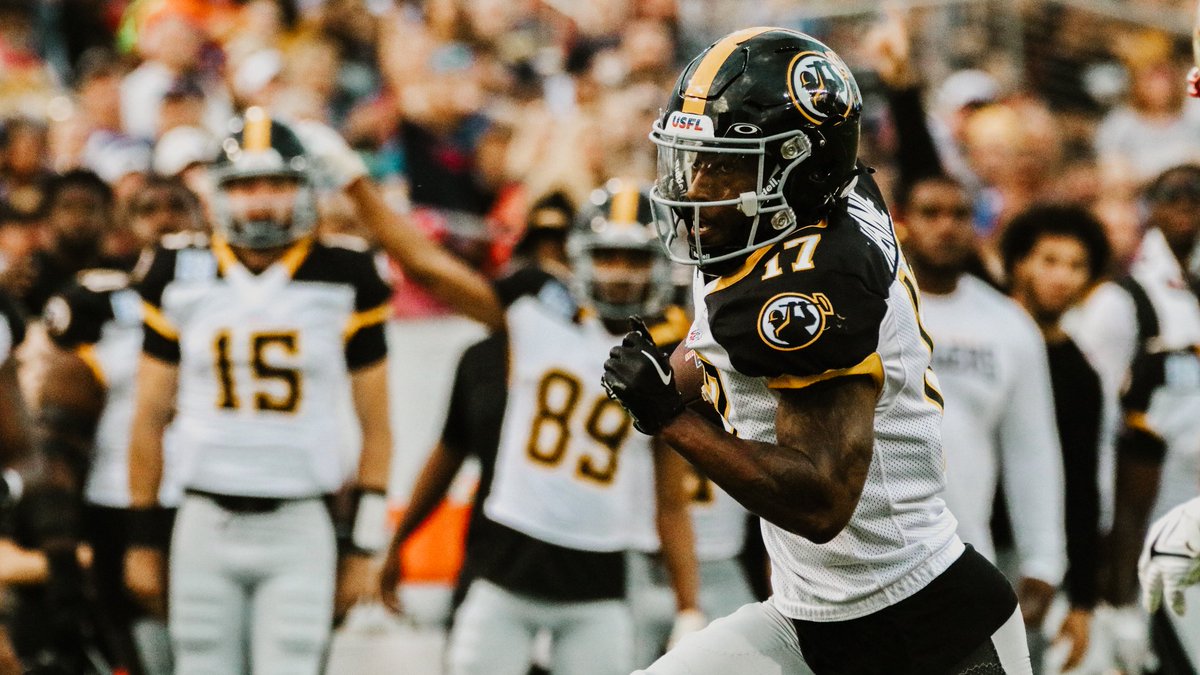 JamesLarsenPFN's tweet photo. BREAKING: The Houston Roughnecks (#USFL Division) selected WR Isiah Hennie in the Dispersal Draft, per source. 

Hennie was an All-USFL returner for Pittsburgh in 2023, serving as one of the most dynamic offensive playmakers in the league. #UFL https://t.co/CZZnwkHzjh