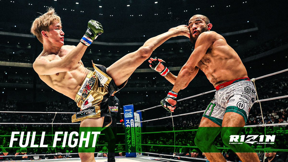 RIZINTV_'s tweet photo. #RIZIN45 ⚡️ Full Fight releases below 💥 today from 12:00 onwards 💥
1️⃣ #KyojiHoriguchi vs. #MakotoShinryu
2️⃣ #JuanArchuleta vs. #KaiAsakura
3️⃣ #KleberKoike vs. #YutakaSaito
4️⃣ #RenHiramoto vs. #YAMAN
5️⃣ #SeikaIzawa vs. #MiyuuYamamoto
6️⃣ #KotaMiura vs. #KOUZI
7️⃣ #JoArai vs. #Hiroya
https://t.co/LI47xRKcIP…
🎬 'Notify' setting is recommended for instant updates! 🔔 #RIZIN #MMA