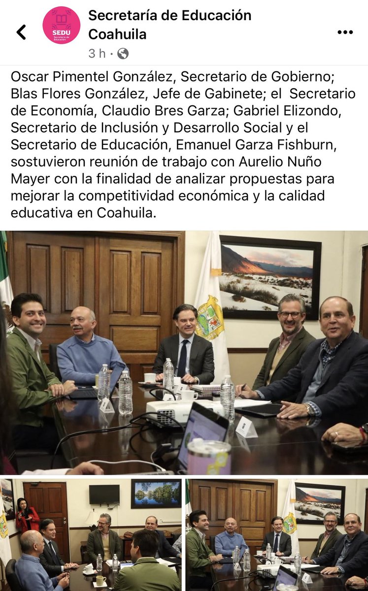 AbelardoCarro's tweet photo. Un enorme retroceso (si es que alguna vez hubo un avance) en materia educativa en Coahuila. https://t.co/HexfoP33TO