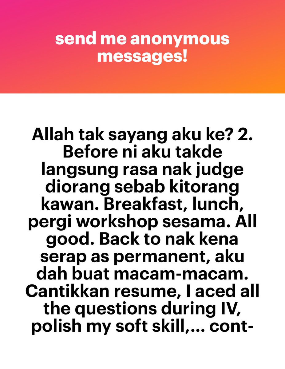 meinmokhtar's tweet photo. Ni bukan tuhan tak sayang. Takda rezeki ja lagi. Jangan give up nanti ang jumpa la tu co yang appreciate ang. https://t.co/9DSgeQfPFj
