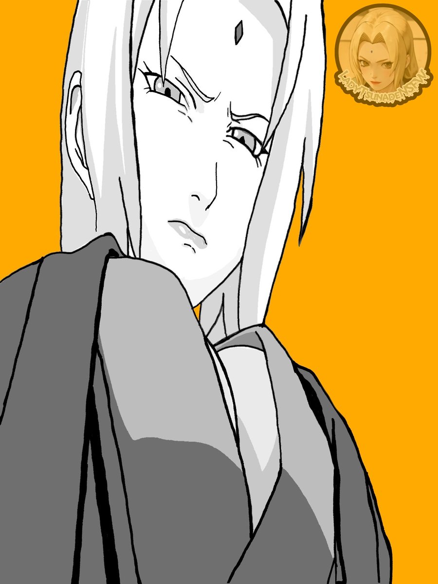 Manga Tsunade Drawing 😋💚