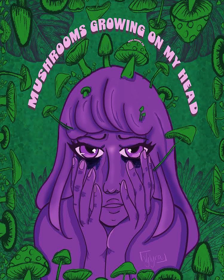 vylyra_ondrea's tweet photo. Miss Wanna Die, a fav song of mine turned into a poster 
#ArtistOnTwitter #MissWannaDie #Vocaloidfanart #digitalart https://t.co/H2P3i5cN5U