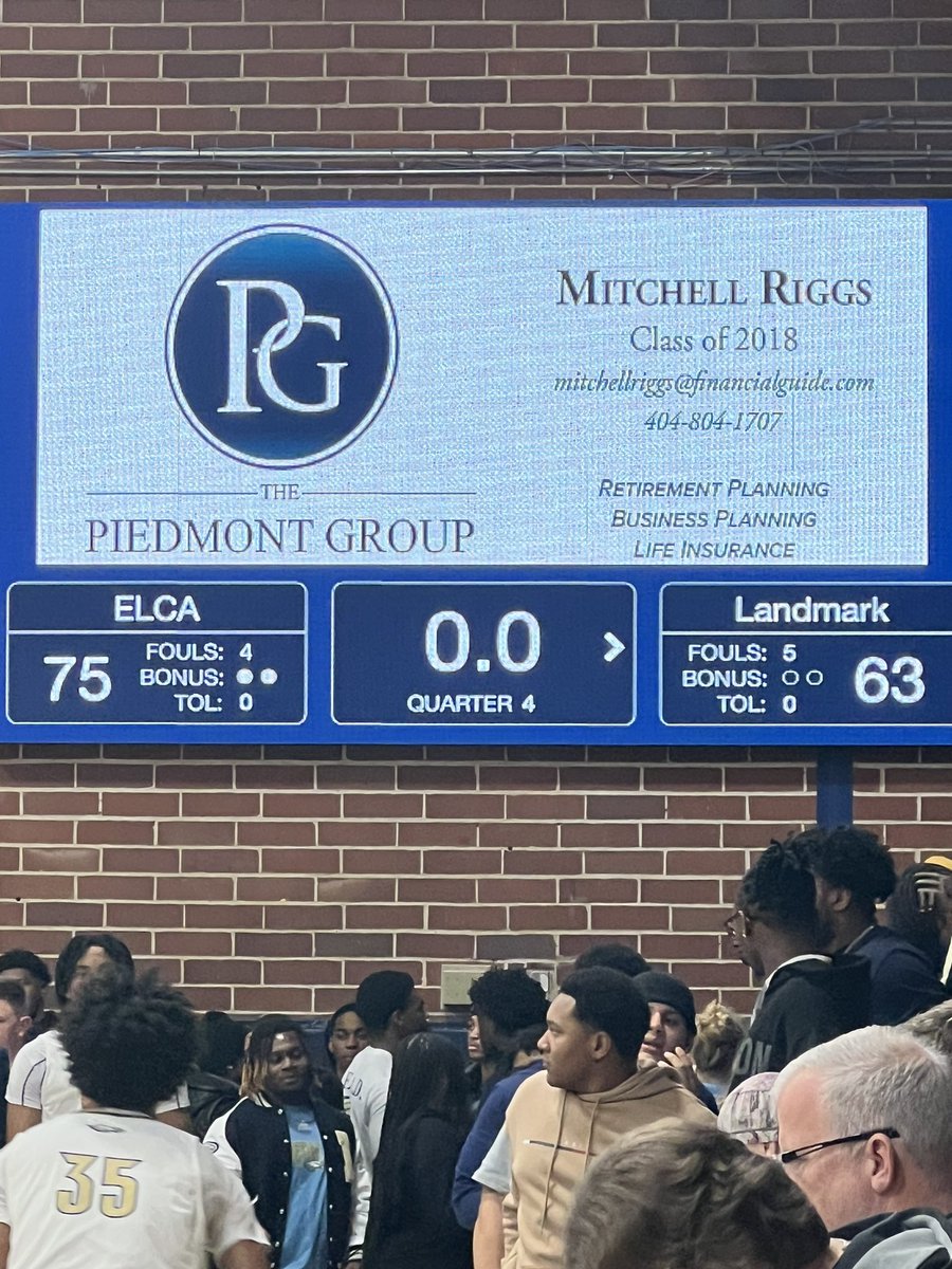 ELCA 75-63 over Landmark Academy
@kylesandy @Sandyspiel
