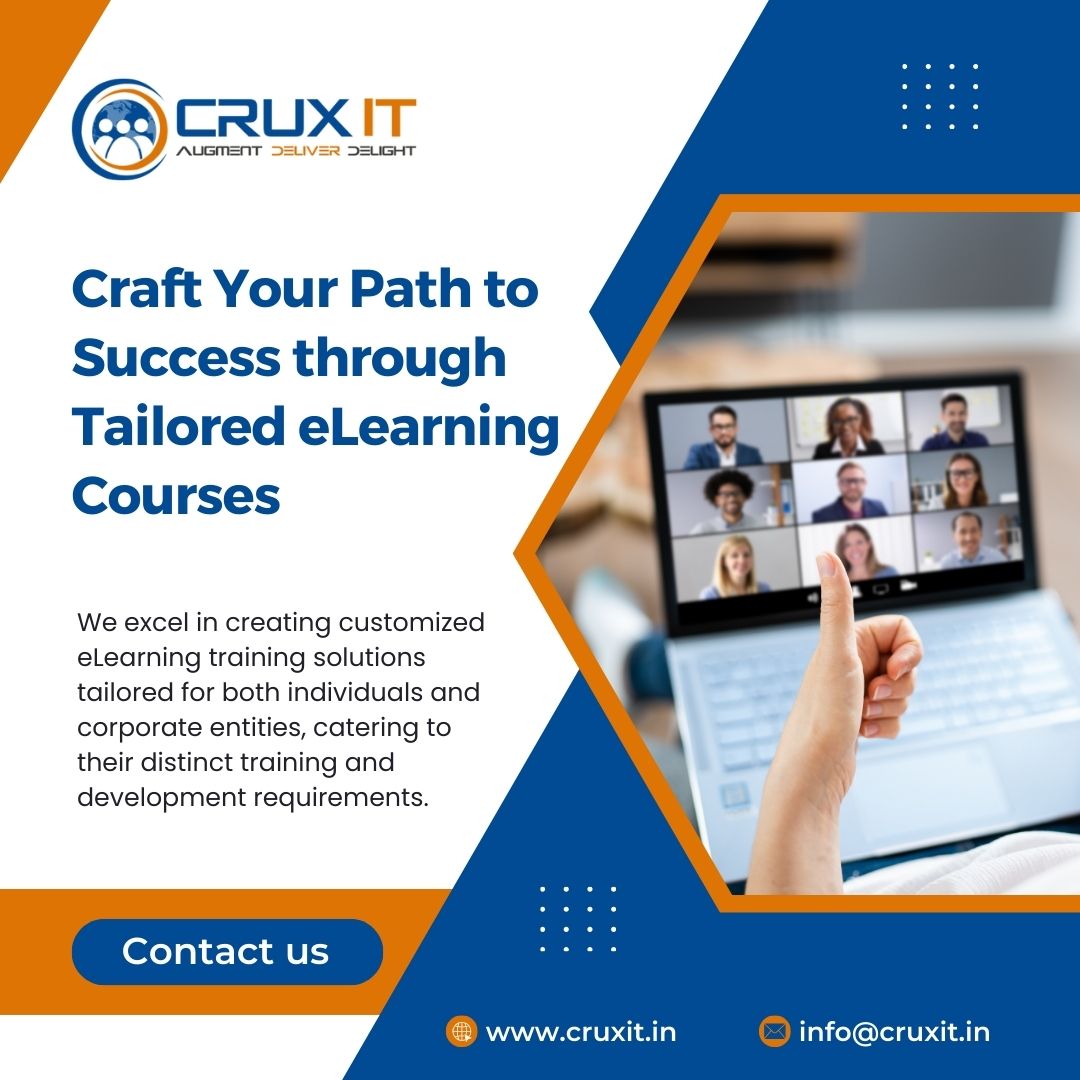 cruxitservice's tweet photo. Do you possess valuable skills but find yourself uncertain about how to effectively display or capitalize on them? Unlock the potential of your talents with our custom eLearning courses.

#cruxit #unitedkingdom #london #elearning  #elearningsolutions  #eLearningCourses #skills https://t.co/dfh0Xv75KN