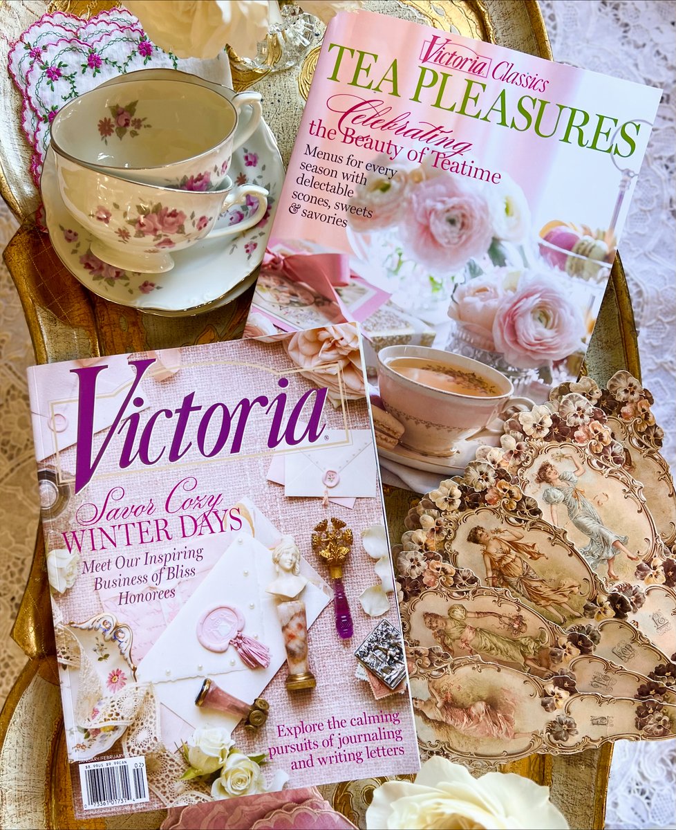 VictoriaMag's tweet photo. 💖 ☕ GIVEAWAY! ☕ 💖 We will be sending one lucky reader a copy of our new January/February and Tea Pleasure issues! To enter:
- Favorite this tweet
- Follow @VictoriaMag
- Retweet and tag a friend
A winner will be selected next week! https://t.co/gfOjlJxxQQ