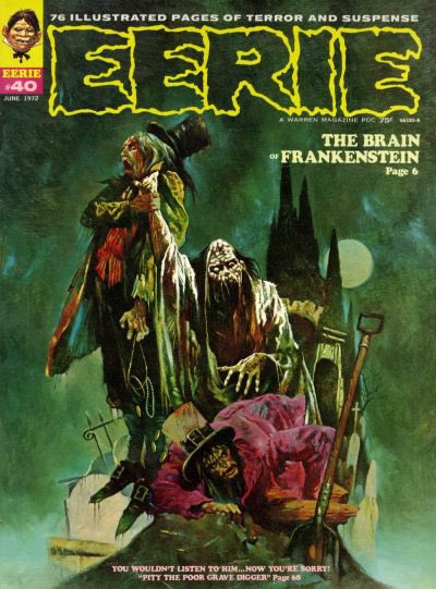 Who still collects old Eerie and Creepy magazines? #horror #comics #skull #horrorcomics #vintagecomics