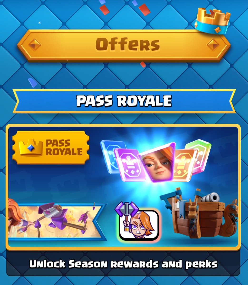 💎 2 x Clash Royale Diamond Pass Giveaway 💎

To participate:
• Follow <a href="/sk__555/">Code: sk555</a>, <a href="/CMC_JianHao/">Jian Hao</a>
• Subscribe to youtube.com/@sk_555
• Like &amp; Retweet
• Tag 2 friends 👇

Winners will be picked in 5 days and must provide Supercell FL to <a href="/CMC_JianHao/">Jian Hao</a> to receive pass. Good luck!