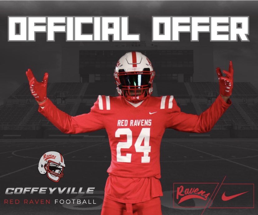 Honored to have received my 2nd offer from Coffeyville CC. Excited to take a visit in the future! <a href="/coachjasonswift/">Jason Swift</a> <a href="/CoachHoover/">Justin Hoover</a> <a href="/coach_dobler/">Nick Dobler</a>