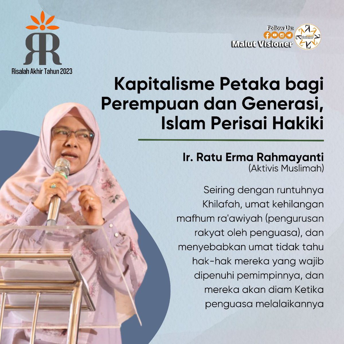 Miimiin_A's tweet photo. #KapitalismeSengsarakanUmat 
#KhilafahPerisaiHakiki 
#Khilafah https://t.co/t9TroLfOOt