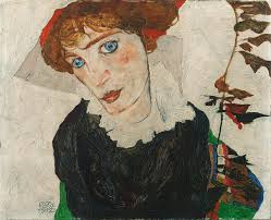 xinsoom's tweet photo. Egon Schiele was an Austrian painter known for his strong expressionist style. He was famous for intense figurative paintings, often featuring experimental and provocative forms. Some of his notable works include "Self-Portrait with Physalis," "The Embrace," &amp; "Portrait of Wally" https://t.co/qBw3R7v2zi