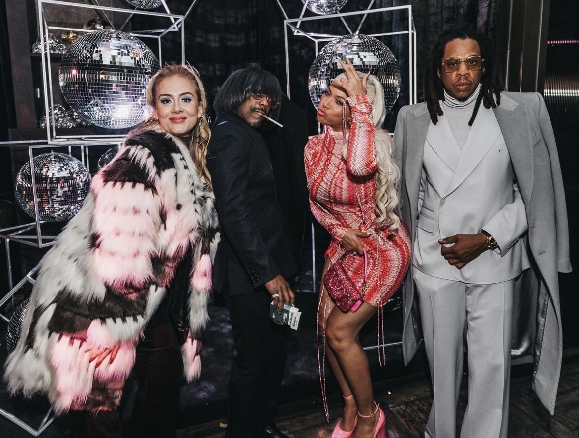 beyhivecombr's tweet photo. Adele, Rich Paul, Beyoncé e Jay Z ✌️ https://t.co/jFp0CEQetw