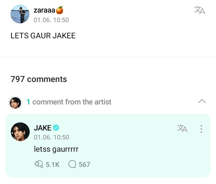 enhypenweverse's tweet photo. [ #제이크’s Reply ] 240106

OP: LETS GAUR JAKEE

#JAKE: letss gaurrrrr

@ENHYPEN_members @ENHYPEN #ENHYPEN #엔하이픈 https://t.co/MjRpFk8l4b