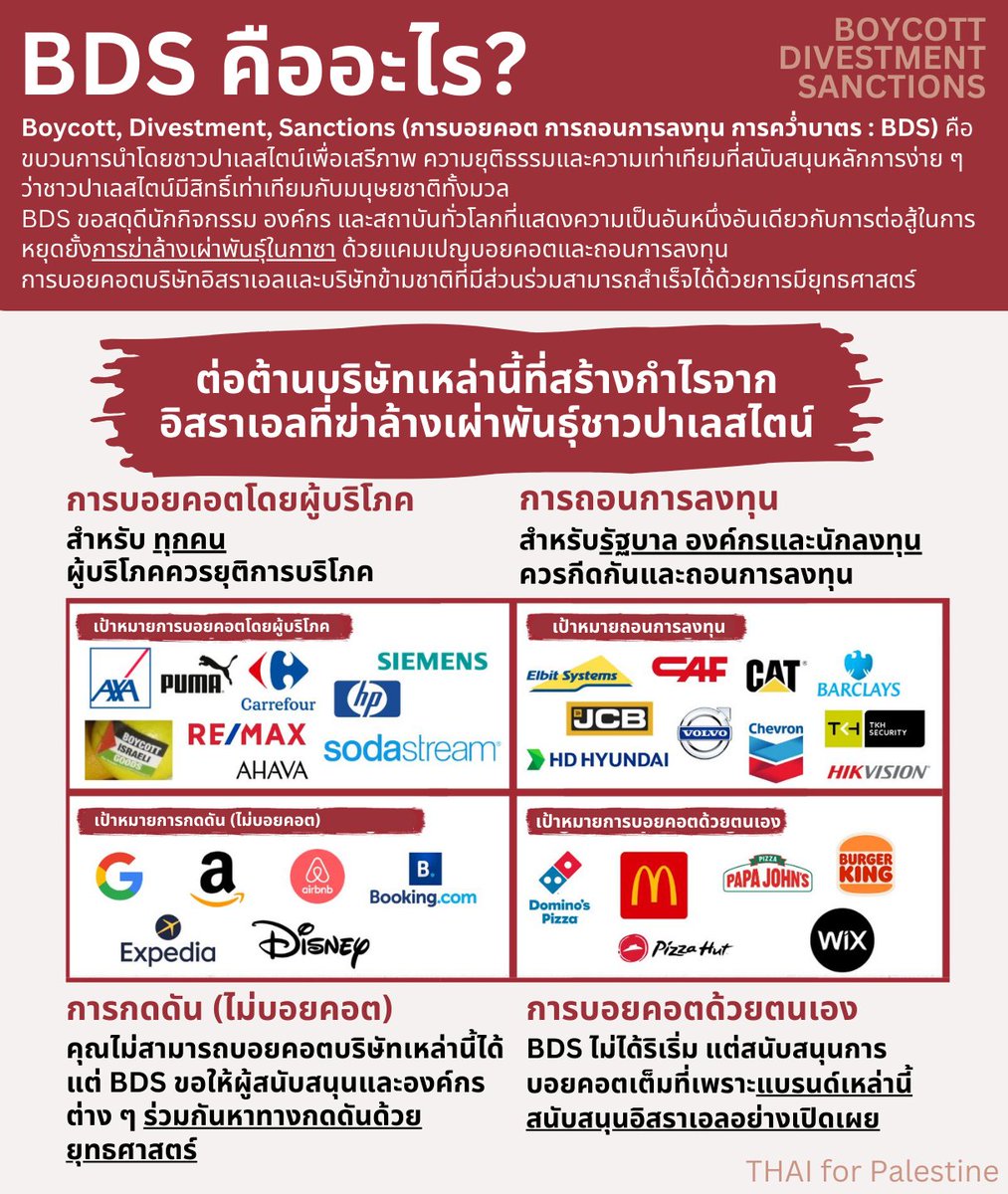 THAI for Palestine 🇵🇸 tweet media