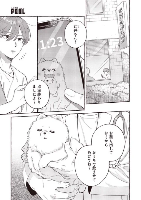 『正反対なわたしたち』25話
昨日pixivコミックにて更新されました!!
▶︎ https://t.co/QCF2kcVWFB

いつも元気いっぱいな門十郎の体調不良…
そんな姿を見て昔を思い出す貴弥💭

賑やかな辻井家の過去と現在のお話です🐶

 #正反対なわたしたち 