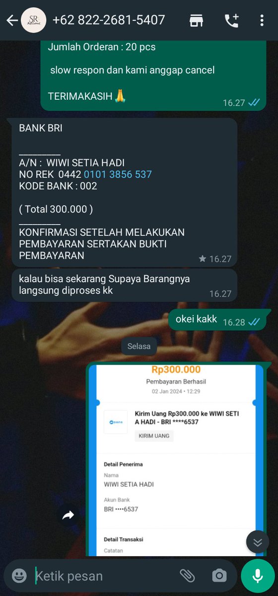 chirionlv2's tweet photo. Help retweet please #zonauang #zonajajan #zonaBU #penipuan #scammer 

PENIPUAN SCAMMER THRIFT INSTAGRAM @ srthrift.crewneck yang udah banyak korbannya. salah gue juga yang baru ngecek pas udh ditipu 😁 https://t.co/30ivT8mZPi