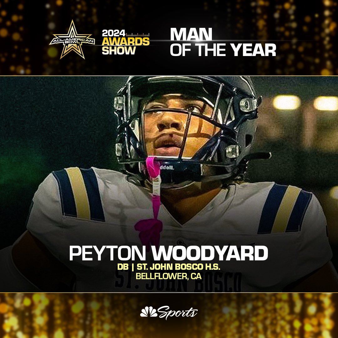 AABonNBC's tweet image. Congratulations to @peypey_wood for being named the winner of the All-American Bowl’s Man of the Year Award.

#RollTide 

#AABCO2ON4TION 👑🌹🏈

#AllAmericanBowl 🇺🇸
