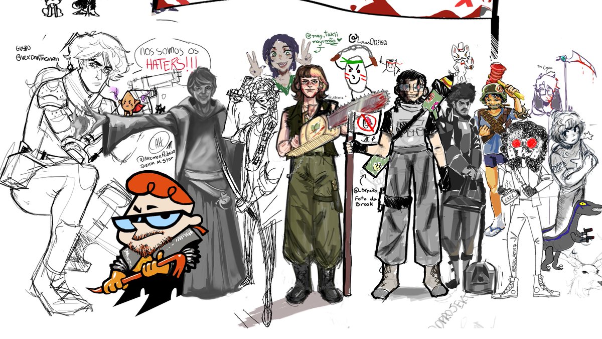 😡OS HATERS DO VITU!😡EU NÃO TENHO PALAVRAS PRA DIZER O QUÃO FODA VOCES SÃO!! obg pelo """"CARINHO"""" lfkdfkfdkk essas lives estao sendo incriveis, semana q vem bora de emotes feitos por nós pra colocar na live! amanha estou de volta e vo abrir o server semana q vem! ATÉ AMANHA!