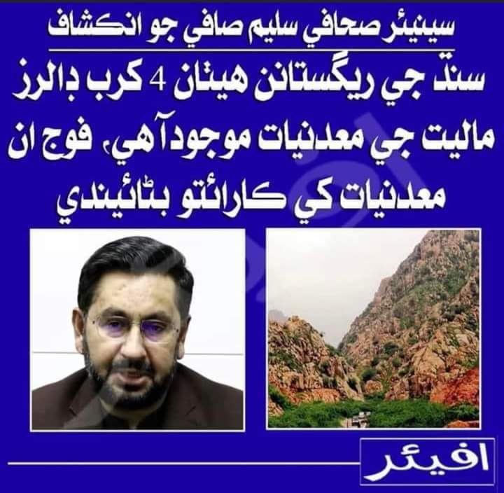 Rukhsnahalepoto's tweet photo. فوج ان معدنيات کي شاپنگ مال, پيزا ھٽ ء فوجي اسڪول, ڊي ايڇ اي وغيره جوڙي ڪارائتو بڻائيندي ــ https://t.co/0yaT2UlaYl