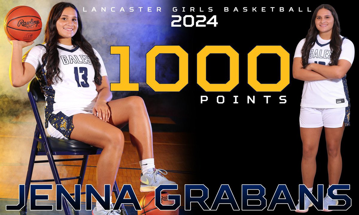 Congratulations to our own Jenna Grabans for scoring her 1000th career points tonight! We are very proud of her and can’t wait to see what else she accomplishes!