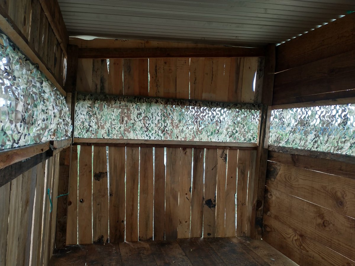 Ya quedó el escondite. Ahora sí, a tomar fotos. Los esperamos en el Orquidiario de Comitán.